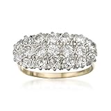 C. 1950 Vintage 1.55ct t.w. Diamond Ring In 14kt Two-Tone Gold. Size 9