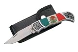 Szco Supplies Mexican Flag Folding Knife