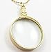 5x Silver Magnifying Glass Necklace /Pendant Magnifier with 30