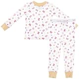 Laura Ashley Butterfly Cotton Pajamas for Infants, Toddlers and Girls 4T