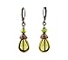 Earrings - E244 - Teardrop Window Pane and Crystal title=