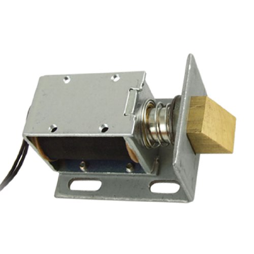 uxcellÂ® DC 12V Open Frame Type Solenoid for Electric Door Lock