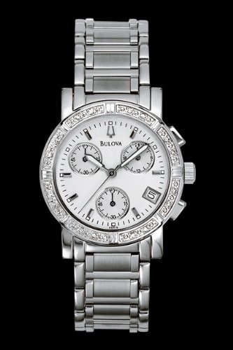 Bulova Women's 96R19 Diamond Chronograph Watch