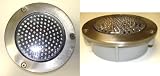 Stainless Steel Round Pathway Solar Lights (Set of 4)