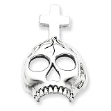 Sterling Silver Skull Pendant