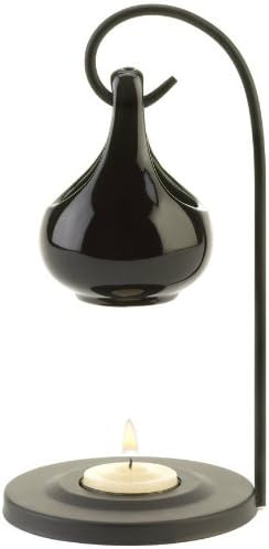 Black Porcelain Tear Drop Oil Warmer-2pack