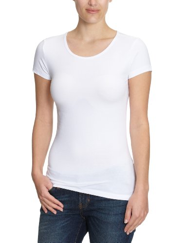 ONLY Damen Top  live love 15039103, Gr. 36 (S), Wei&szlig; (WHITE) Preisvergleich