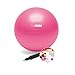 The Firm Slim and Sculpt Stability Ball with DVD, Pink, 55-Centimeter