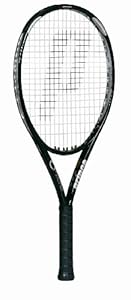 Prince O3 Silver OS Prestrung Tennis Racquet (4 1/4)