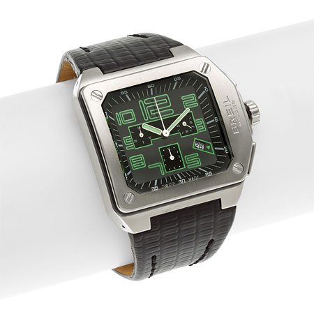 BREIL Watches:Breil Milano Mens Logo Time Leather Watch Images