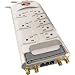 Philips GBR8PCS 8-Outlet Home Entertainment Surge Protector with 8-Foot Cord