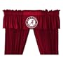 Alabama Crimson Tide NCAA "Locker Room Collection" Valance (88"x14")
