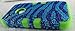 iPhone 4 4S Case Cover Hybrid Blue Zebra Bling Rhinestones with Neon Green