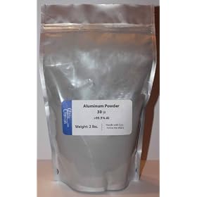 Aluminum Powder - 30 micron - 2 Pounds