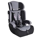 TecTake 400182 Autokindersitz Gruppe I/II/III 9-36 kg 1-12 Jahre, schwarz/grauvon "TecTake"