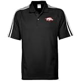 adidas Arkansas Razorbacks Black Campus Classic Polo