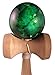 Kiwi Green Marble Ball Kendama - Traditional Japanese Toy - Improves Hand-Eye Coordination