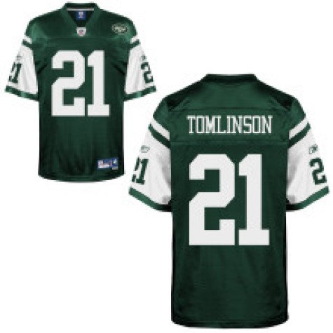 LaDainian Tomlinson Green Reebok NFL Premier New York Jets Jersey - Large