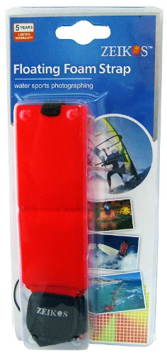 Floating Foam Camera Strap (Red) For The Canon WP-DC17 (SD870), WP-DC15 (SD850), WP-DC9 (SD800), WP-DC24 (SD790), WP-DC31 (SD780) Waterproof (housing) Cases