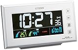 CITIZEN(シチズン) 電波目覚まし時計 パルデジットネオン ホワイト 8RZ121-003