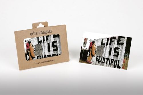 Life is Beautiful Mr. Brainwash Photo Fridge Magnet 6x9cm