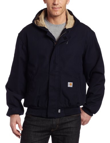 Good Review !! for Carhartt Men's Big-Tall Flame-Resistant Midweight Active Quilt Lined Jacket, Dark Navy, 3X-Large