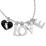 MLB Touch by Alyssa Milano Chicago White Sox Love Necklace with Heart Team Logo