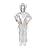 BOYS/KIDS CYBERMAN DOCTOR WHO FANCY DRESS COSTUME 6 - 8