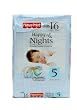 Fisher-Price Happy Nights Baby Diapers Jumbo Pack, Size 5, 16 Count (Pack of 12)