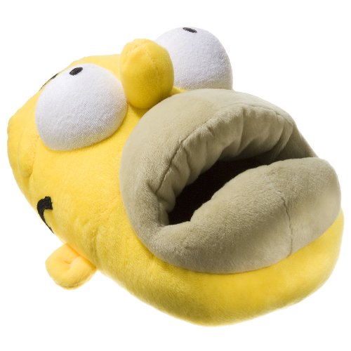 Adults' Homer Simpson Slippers - Yellow
