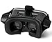 VR Headset, 3D VR Glasses Virtual Reality Headset Goggles Canbor VR Box for 3D Video Movies Games for Apple iPhone 6 6S Plus 5S SE 5, Samsung Galaxy S7 S6 Edge S5 Note 5 4, More Smartphones - Black