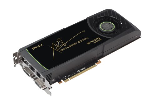 PNY NVIDIA GeForce® GTX 570 1280MB GDDR5 PCI-Express Video Card with HDMI Output, VCGGTX570XPB
