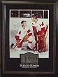Terry Sawchuk & Gordie Howe Signed 16X20 Etched Mat - W/Sawchuck
