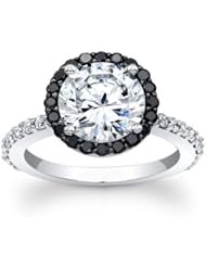 certified 1.90 ct round cut diamond wedding engagement anniversary bridal ring set band