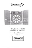Halex BristleTech 2200 Electronic Dartboard Owner's Manual and Game Instructions (Part #65565)