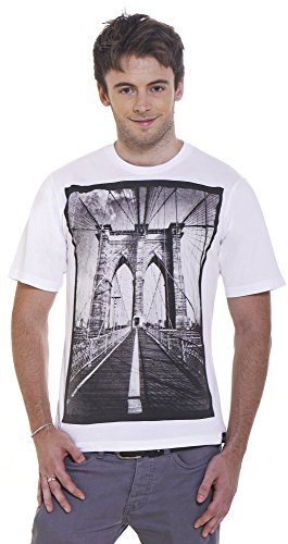 Retreez Classic Vintage NYC Brooklyn Bridge Graphic Printed T-shirt