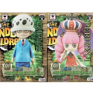 海贼王 POP 克洛克达尔+BANPRESTO 儿童版罗和佩罗娜