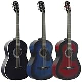 Johnson JG-100 Acoustic Guitar, Redburst