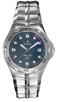 Bulova #96D09 Men's Diamond Accented Marine Star Sports Watch