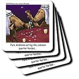 Londons Times Funny Animals Cartoons - Horse Gambling - Coasters