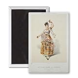 Galli Marie in the role of Carmen in.. - 3x2 inch Fridge Magnet - large magnetic button - Magnet