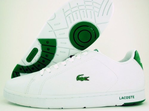 Lacoste Carnaby Retro Mens Shoes White/Green