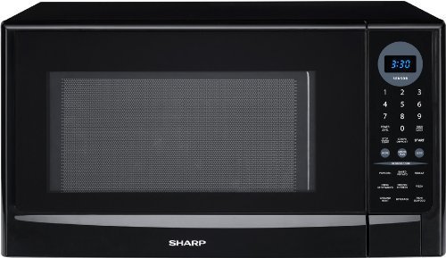 1.4 Cu. Ft. 1100W Microwave with Sensor Cook - Black