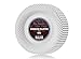 Elite Selection Pack Of 25 White Dinner Plates With Silver Swirl 10.25-Inch