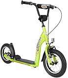 Bikestar 12 inch (30.5cm) Kids Kick Scooter Green