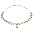 India Jewellery Sterling Silver Rainbow Necklace 17.75 inches (gnklcs270nklc)