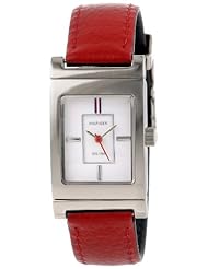 Tommy Hilfiger Womens 1781293  Casual Sport Red and Blue Leather Reversible Stainless Steel Watch