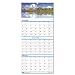 (Price/EA)Scenic Landscapes Three Months Per Page Wall Calendar, 12-1/4 x 27