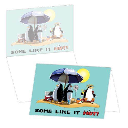 ECOeverywhere Some Like It Hot Boxed Card Set, 12 Cards and Envelopes, 4 x 6-Inches, Multicolored (bc12206) On Sale