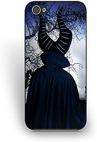Bling bling Iphone 5 Cover, Luxury Disney Maleficent Theme Iphone 5S Case Scratch Proof for Girl/Boy